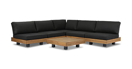 Celenza Modular Full-Corner Sectional Set with Coffee Table