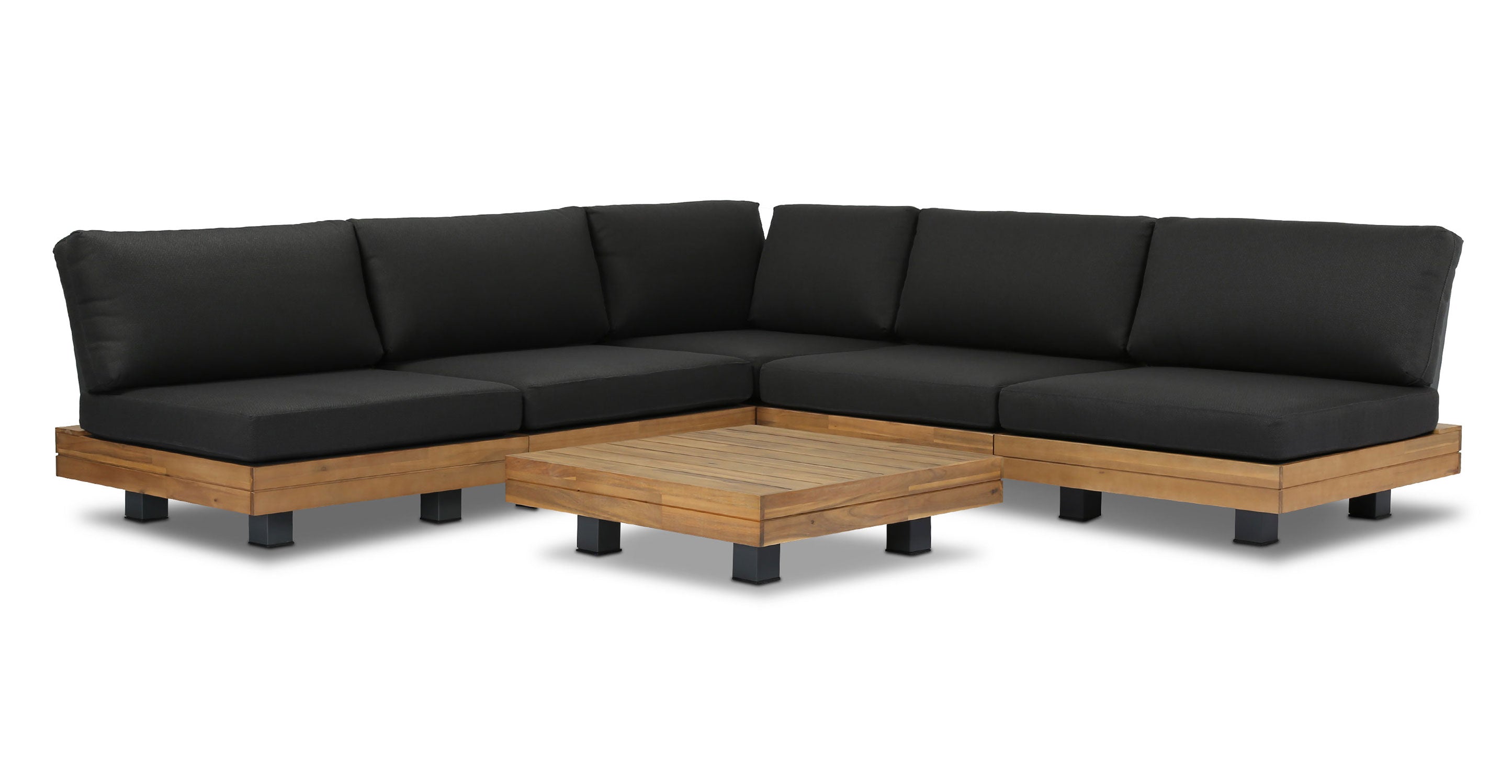 Celenza Modular Full-Corner Sectional Set with Coffee Table