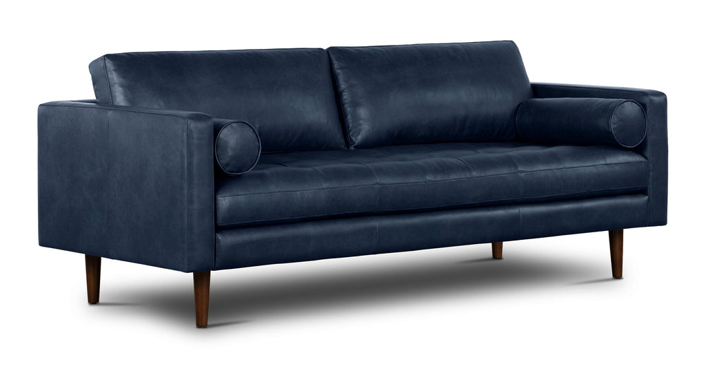 Napa Leather Sofa 88.5”