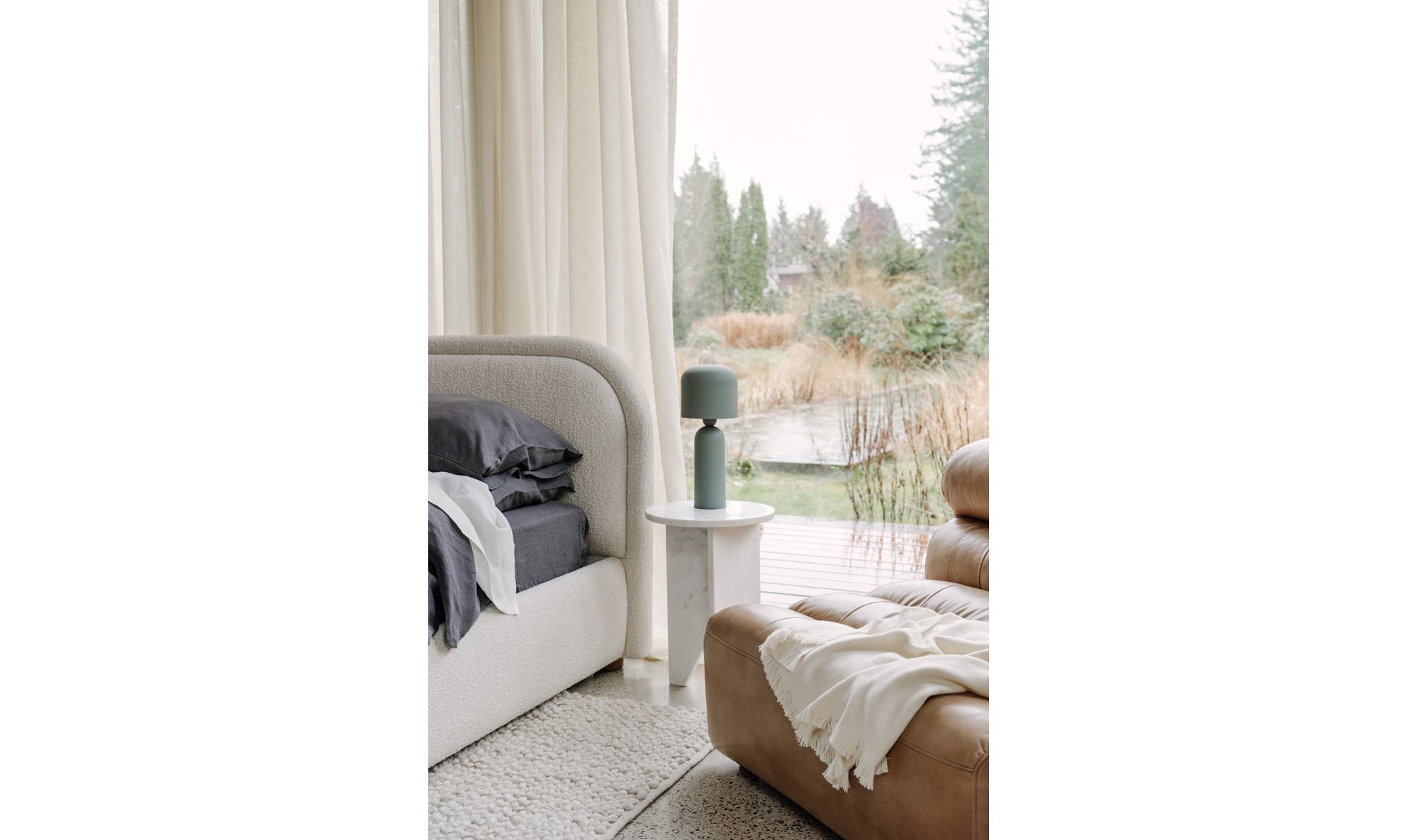 Grace Marble Accent Table