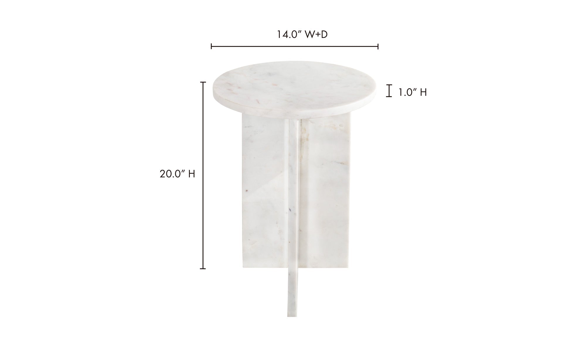 Grace Marble Accent Table