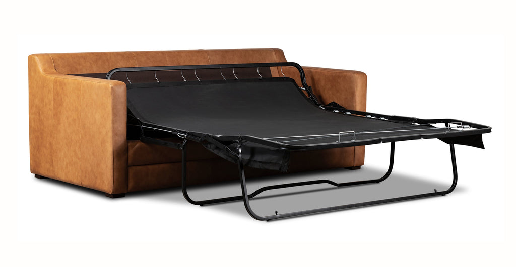 Sorrento Leather Pull-Out Convertible Sleeper Sofa
