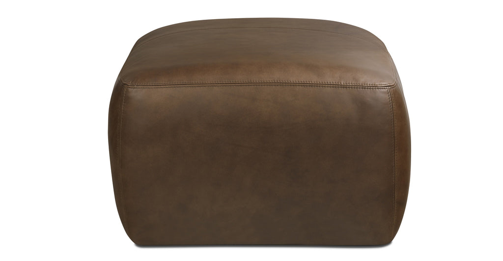 Denver Leather Ottoman