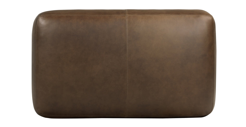 Denver Leather Ottoman