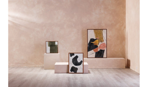 Brush Framed Painting