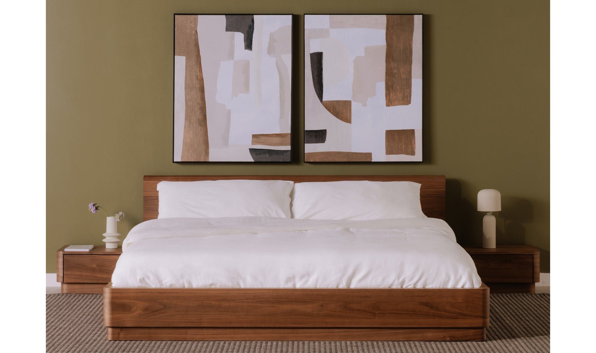 Round Off Small Nightstand