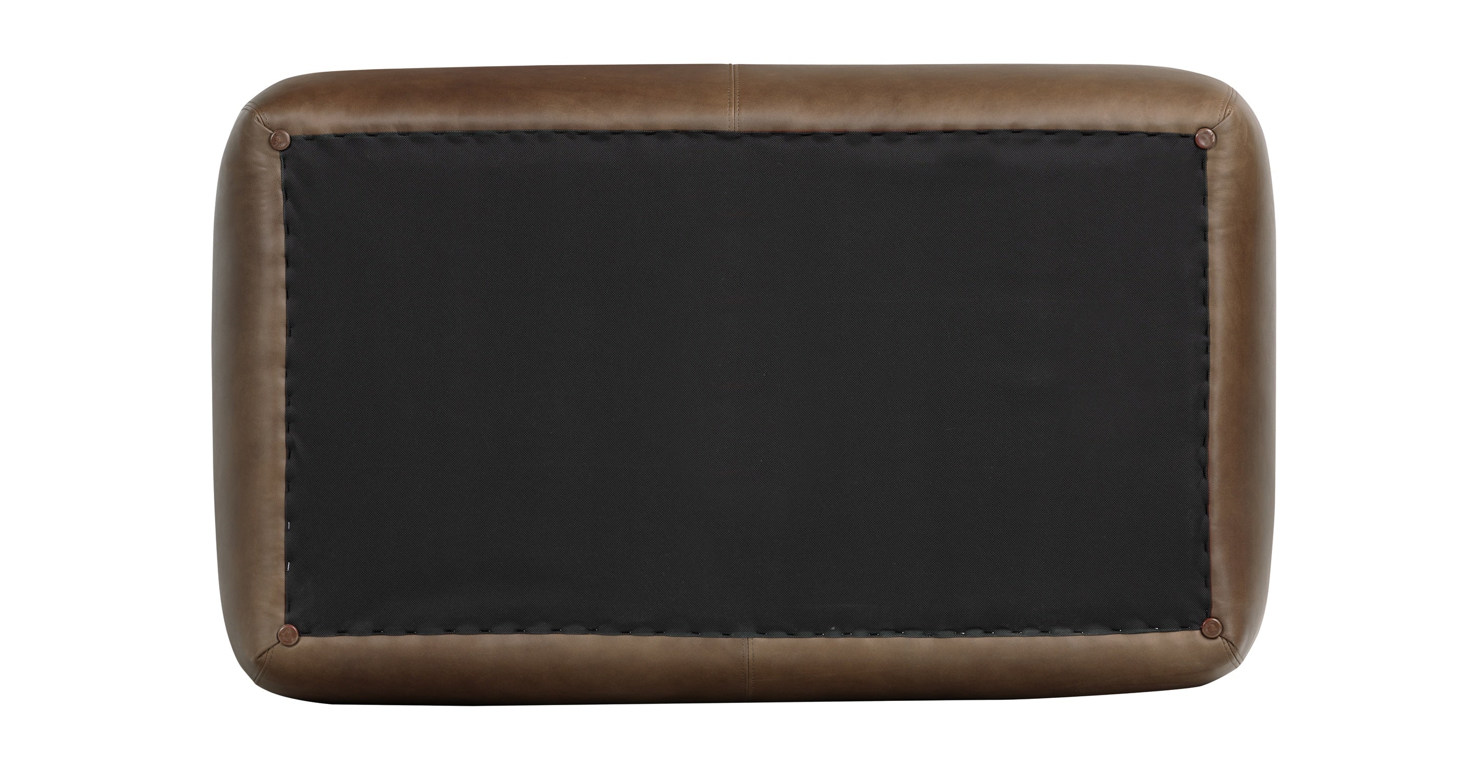 Denver Leather Ottoman