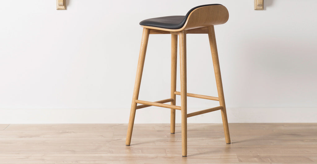 Notello Leather Counter Stool