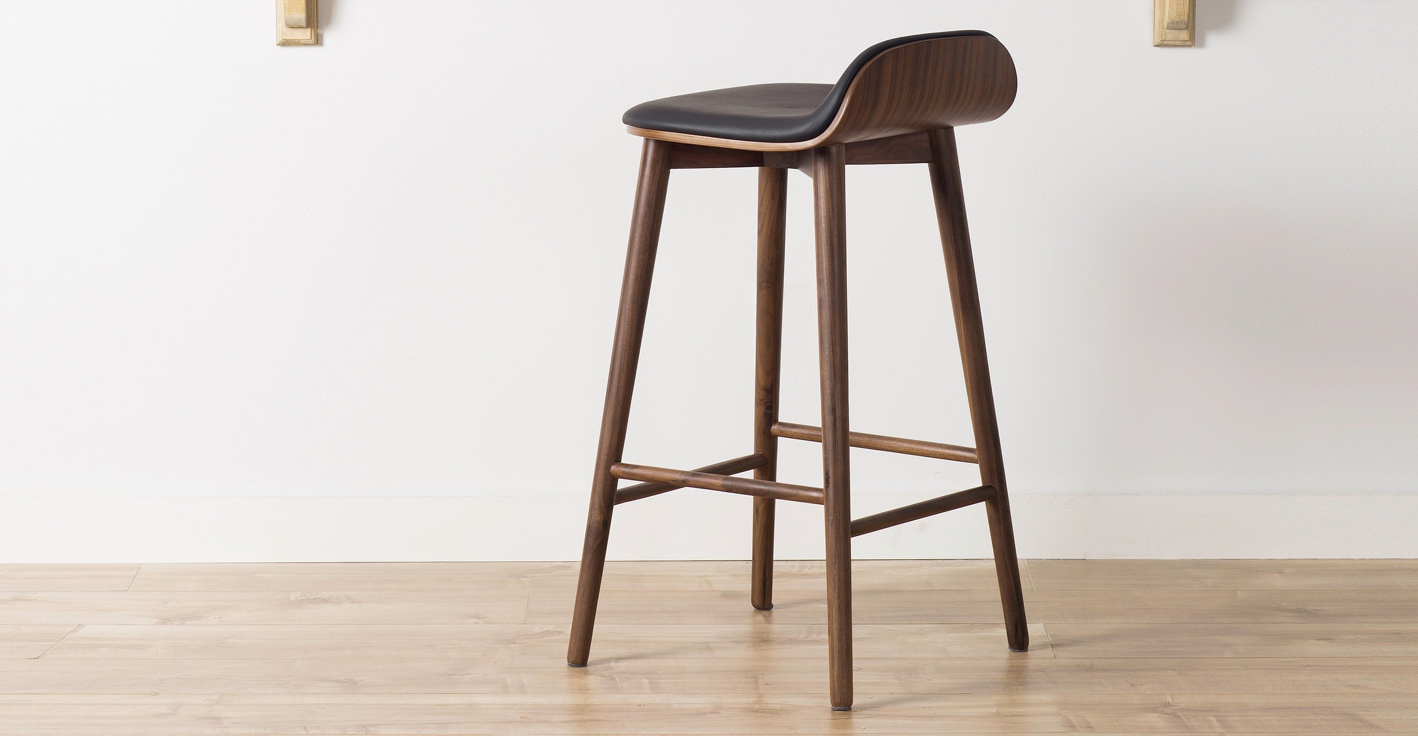 Notello Leather Counter Stool