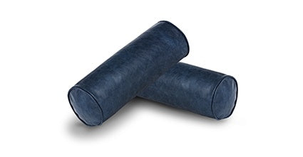 Napa Leather Bolster Pillow Set