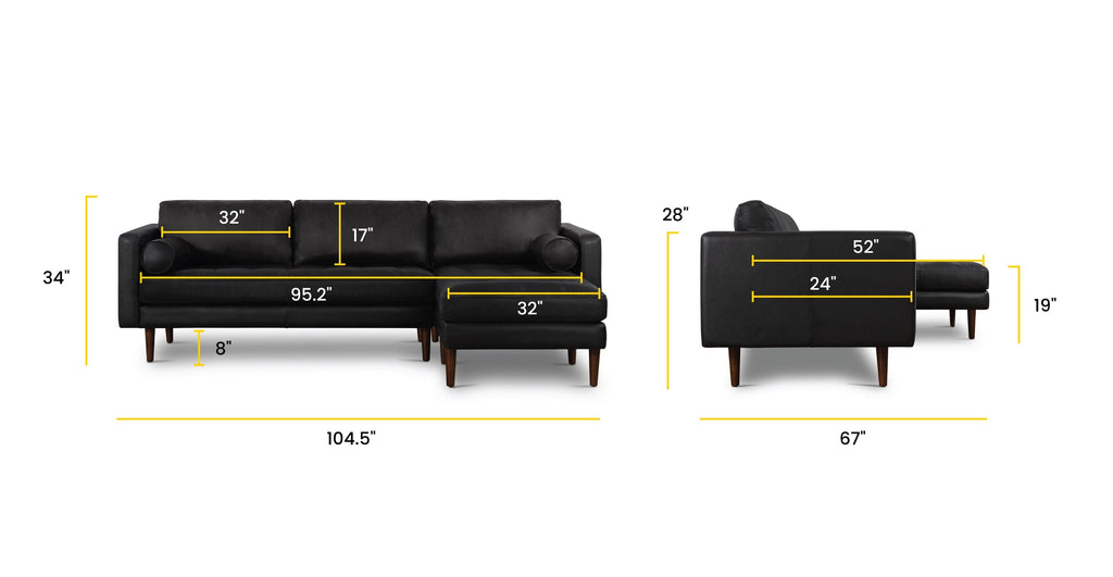 Napa Right-Facing Sectional Sofa