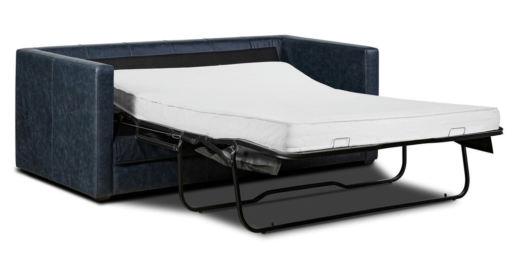 Napa 82 Leather Pull-Out Convertible Sleeper Sofa