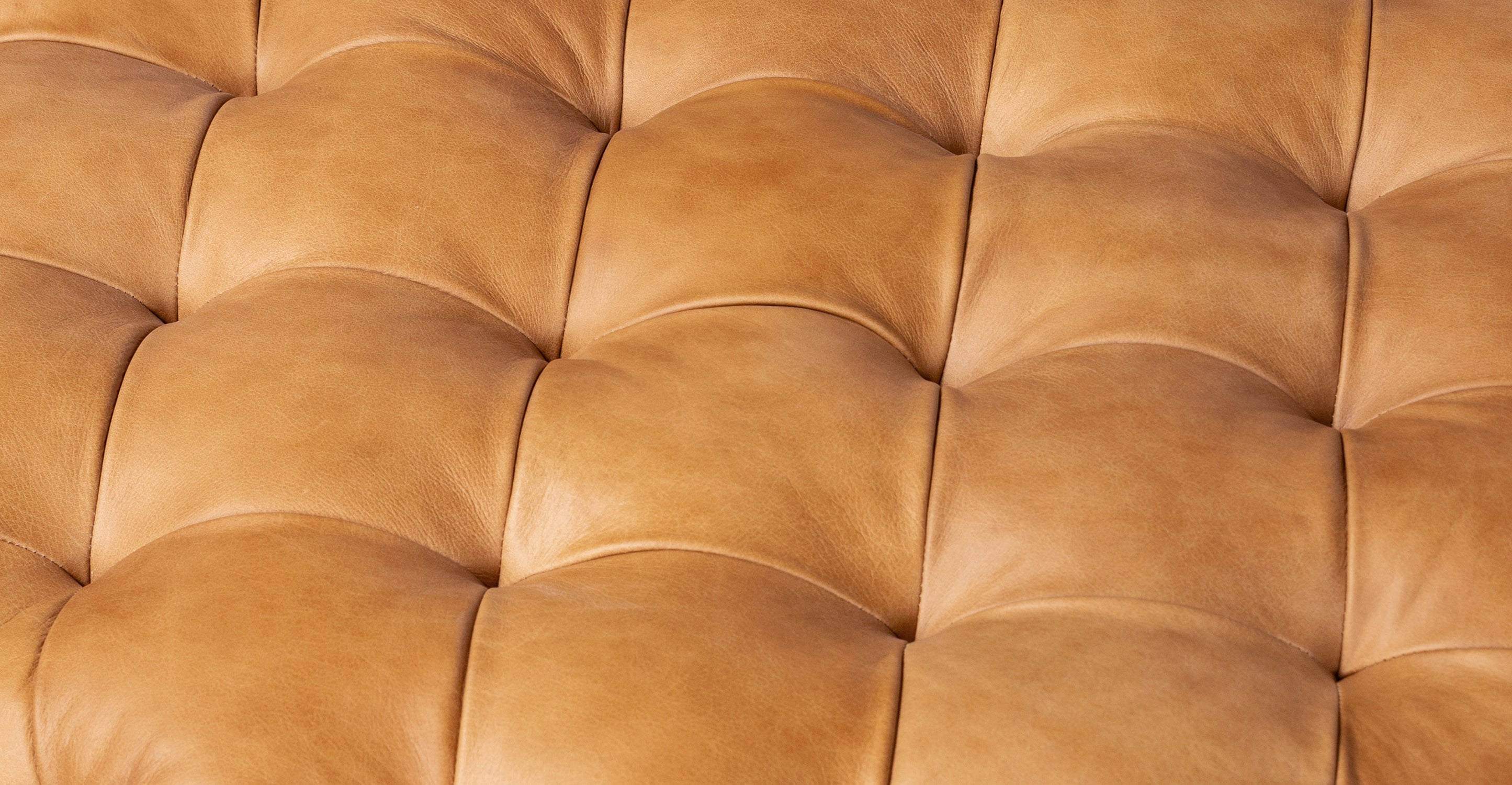 Turin Ottoman with Wood Legs