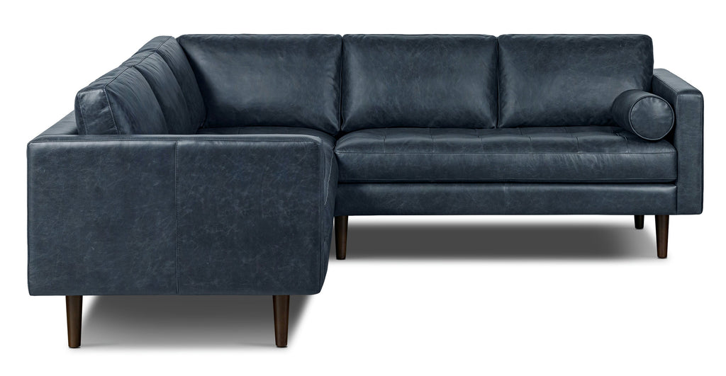 Napa Leather Corner Sectional Sofa