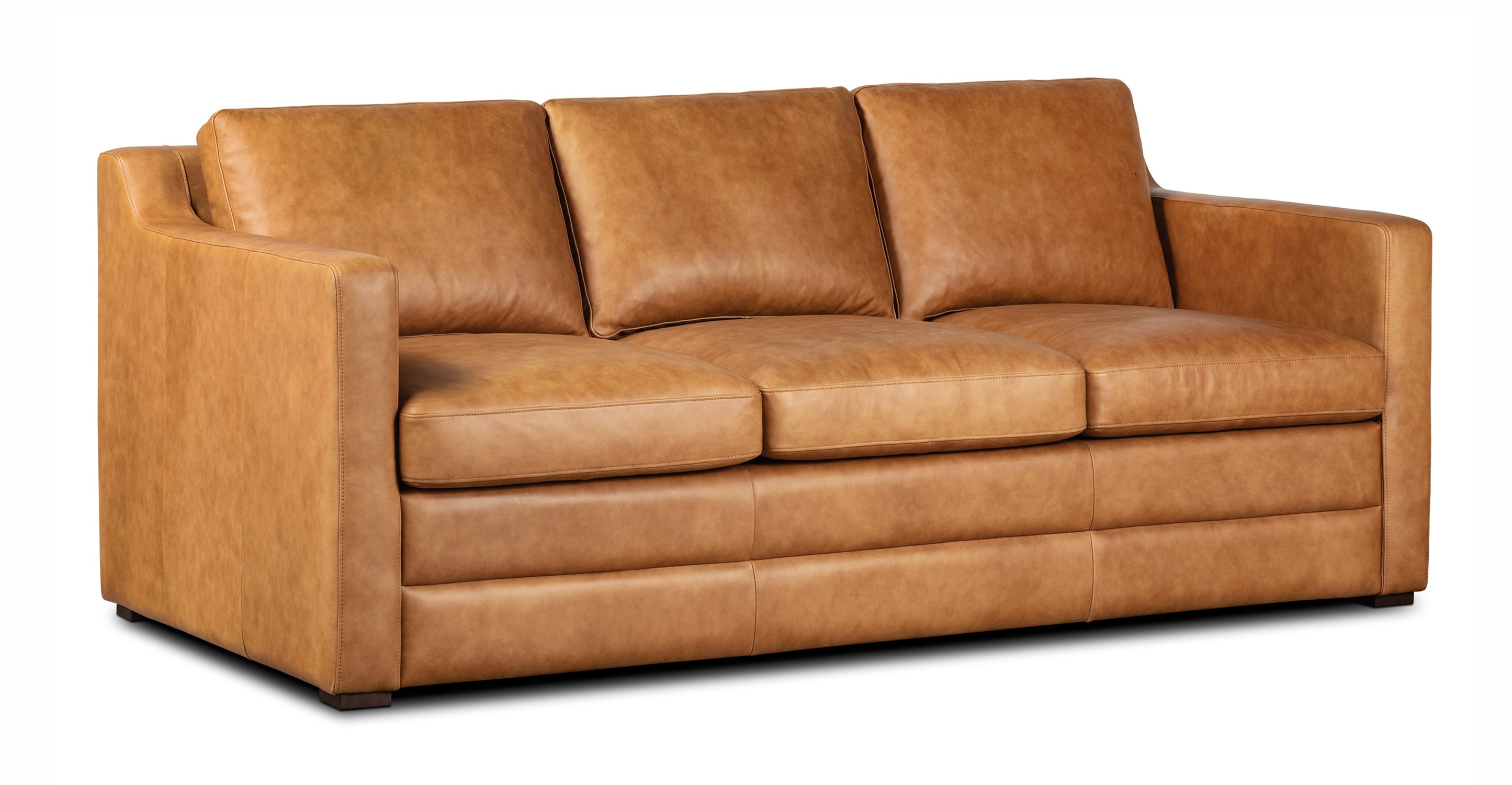 Sorrento Leather Pull-Out Convertible Sleeper Sofa