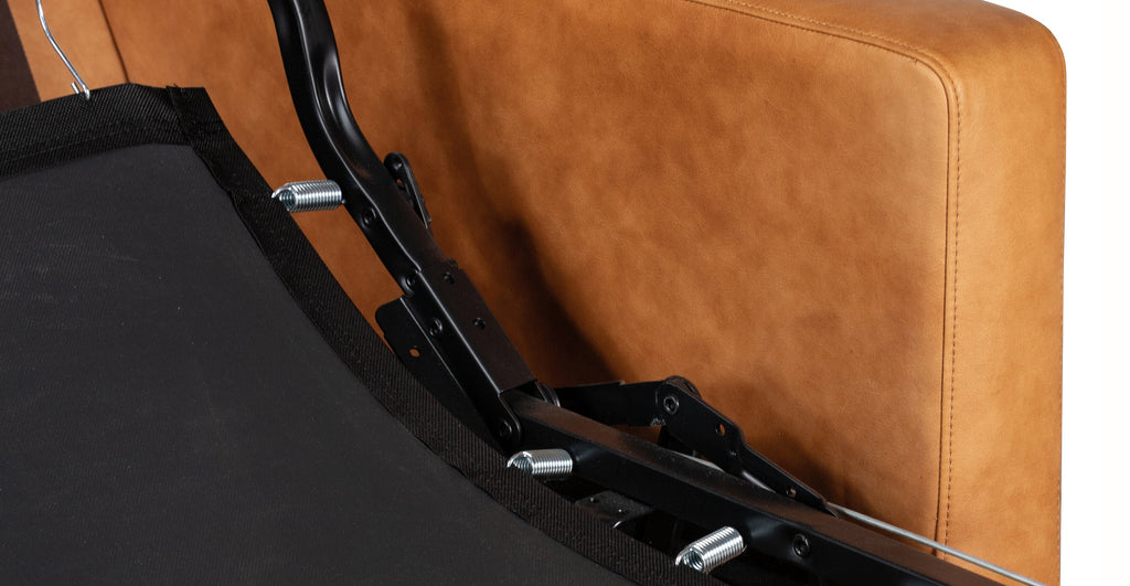 Sorrento Leather Pull-Out Convertible Sleeper Sofa