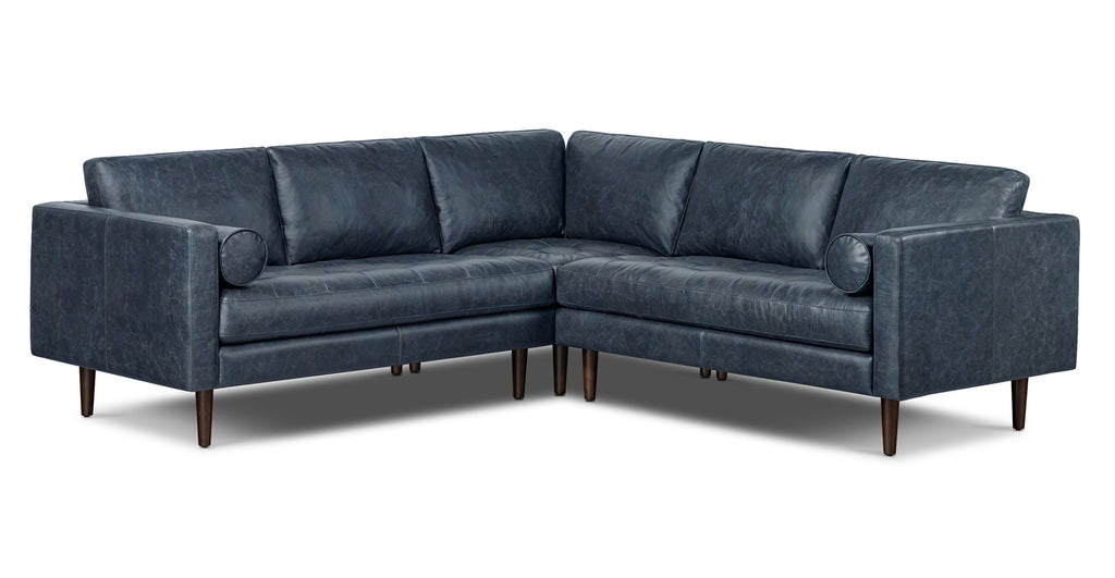 Napa Leather Corner Sectional Sofa