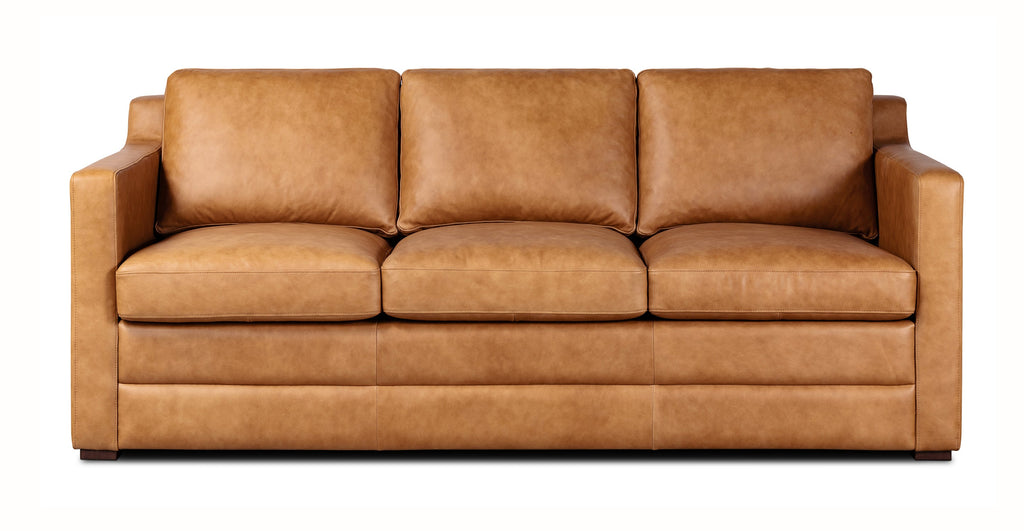 Sorrento Leather Pull-Out Convertible Sleeper Sofa