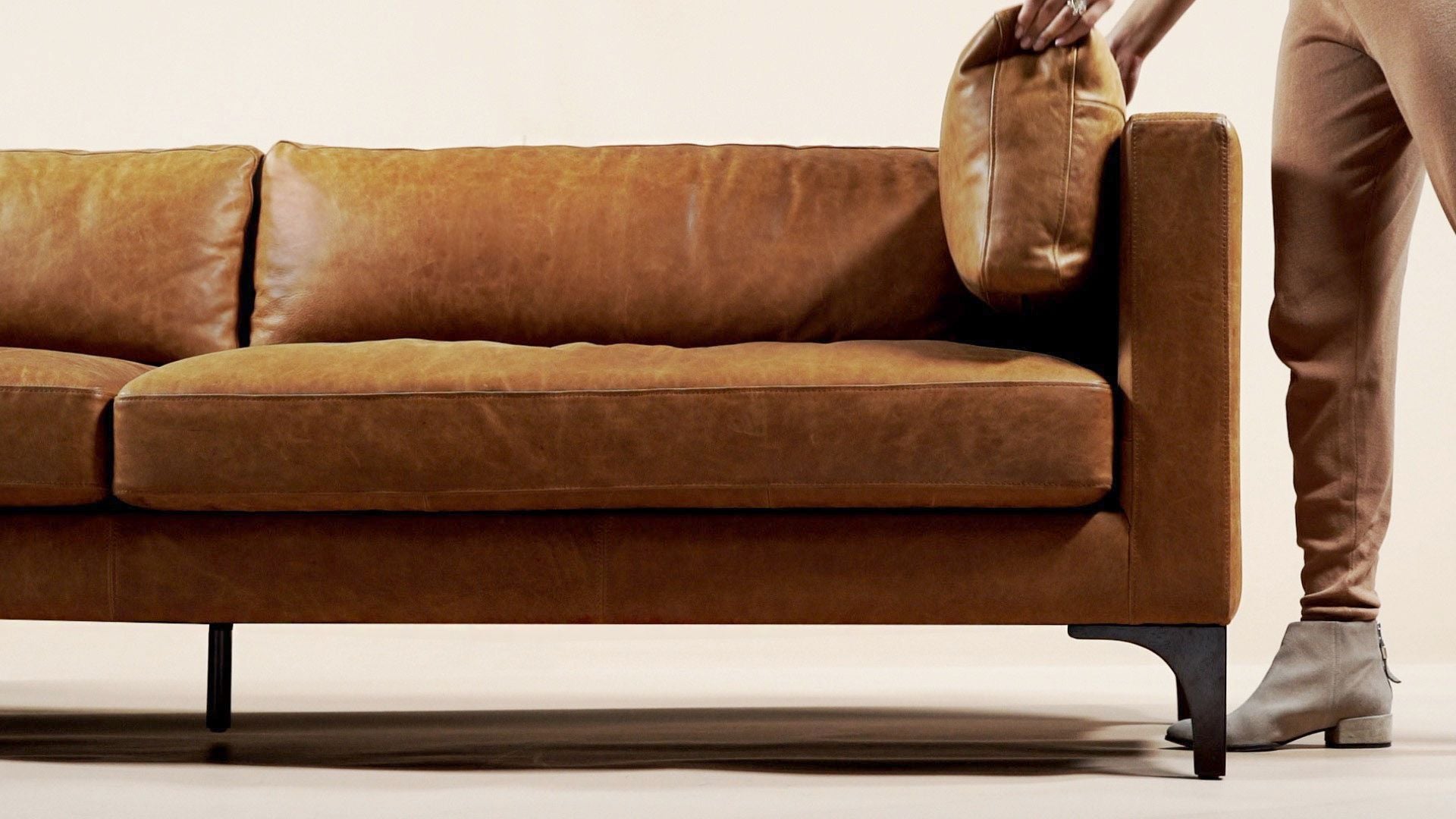 Argan Leather Sofa