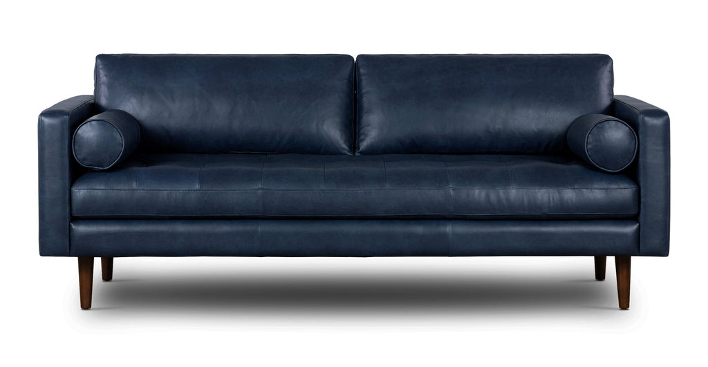 Napa Leather Sofa 88.5”